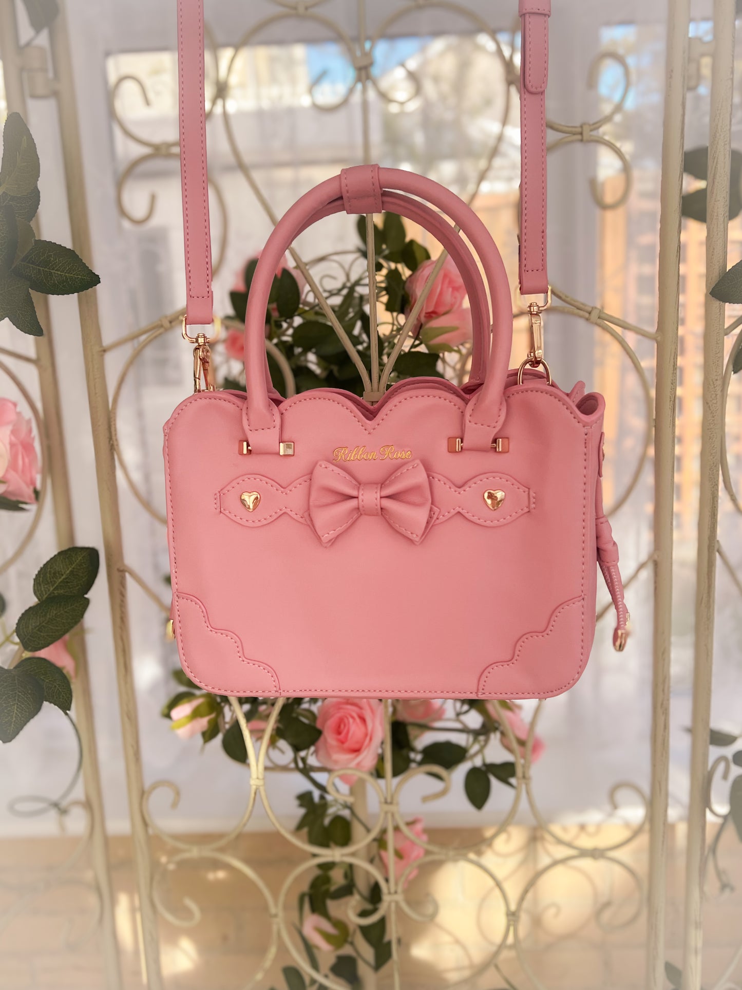 Belle Bow Handbag - Rose Pink (Pre-Order)