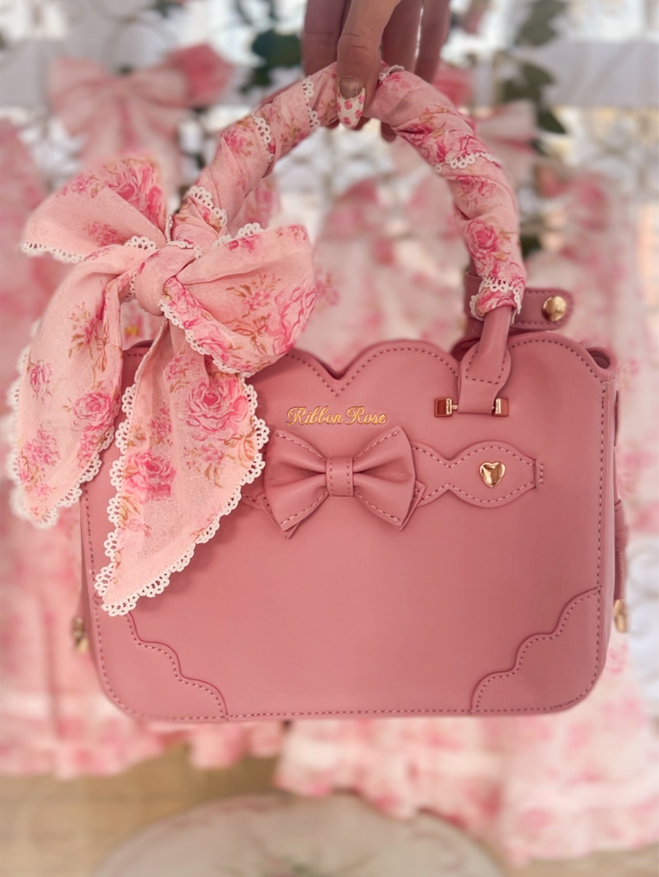 Belle Bow Handbag - Rose Pink (Pre-Order)