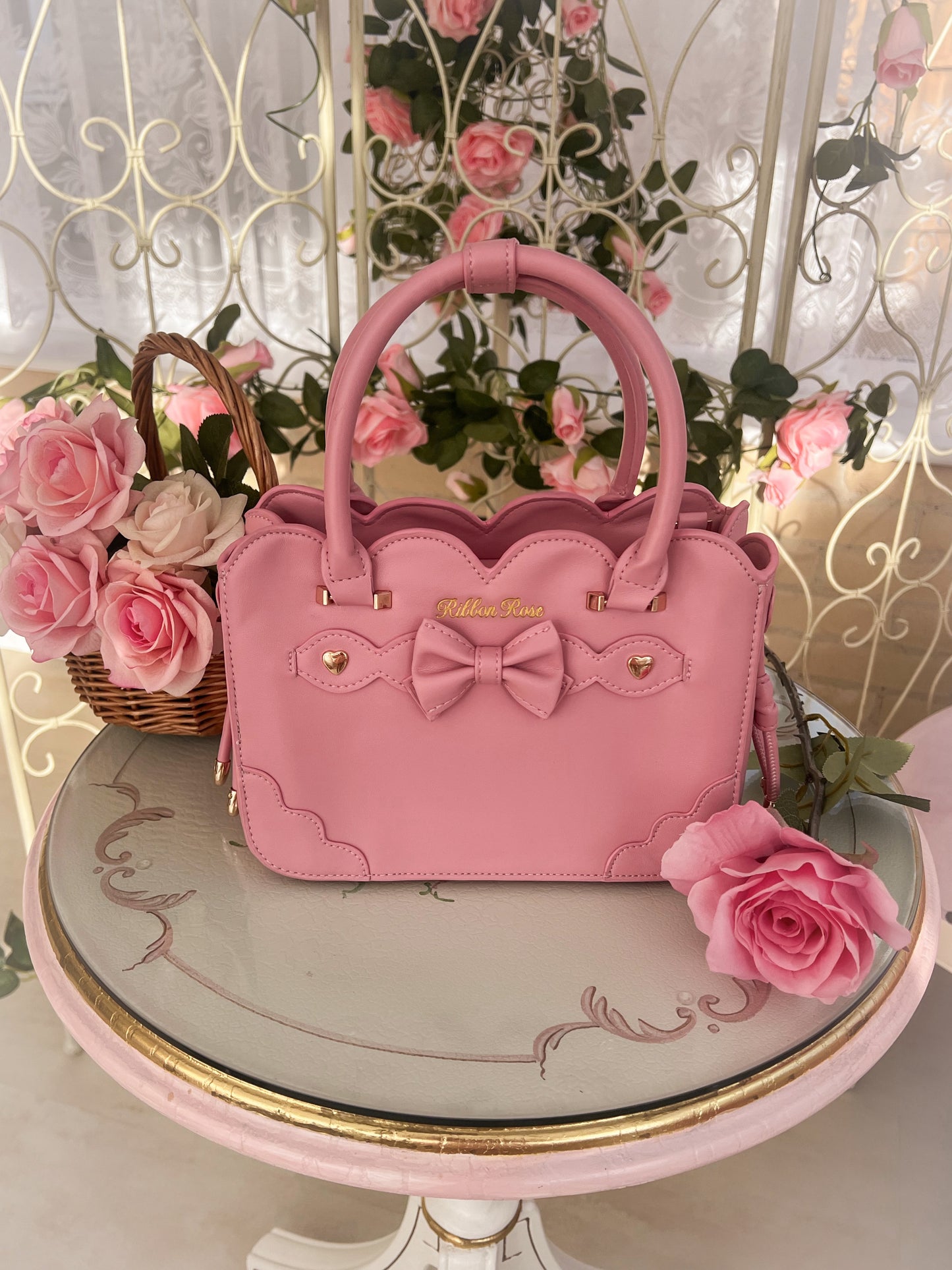 Belle Bow Handbag - Rose Pink (Pre-Order)