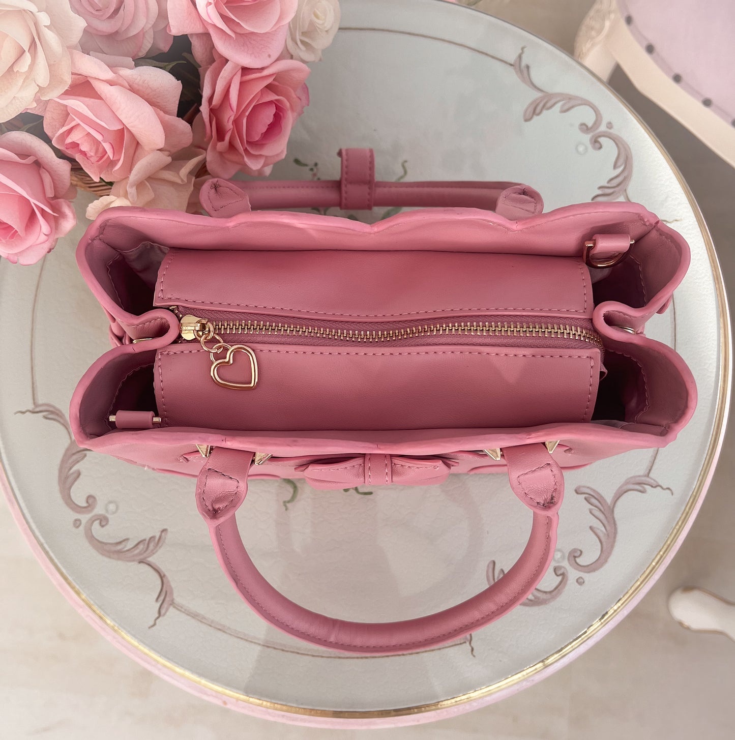 Belle Bow Handbag - Rose Pink (Pre-Order)