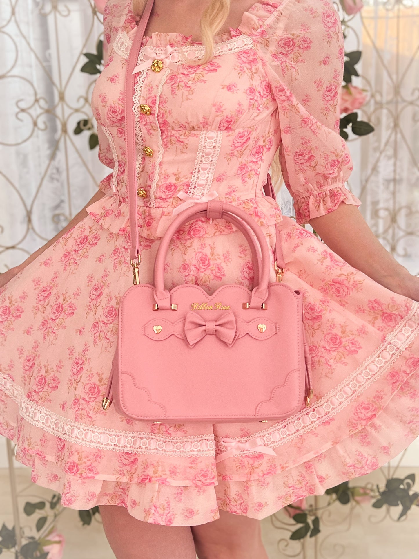 Belle Bow Handbag - Rose Pink (Pre-Order)