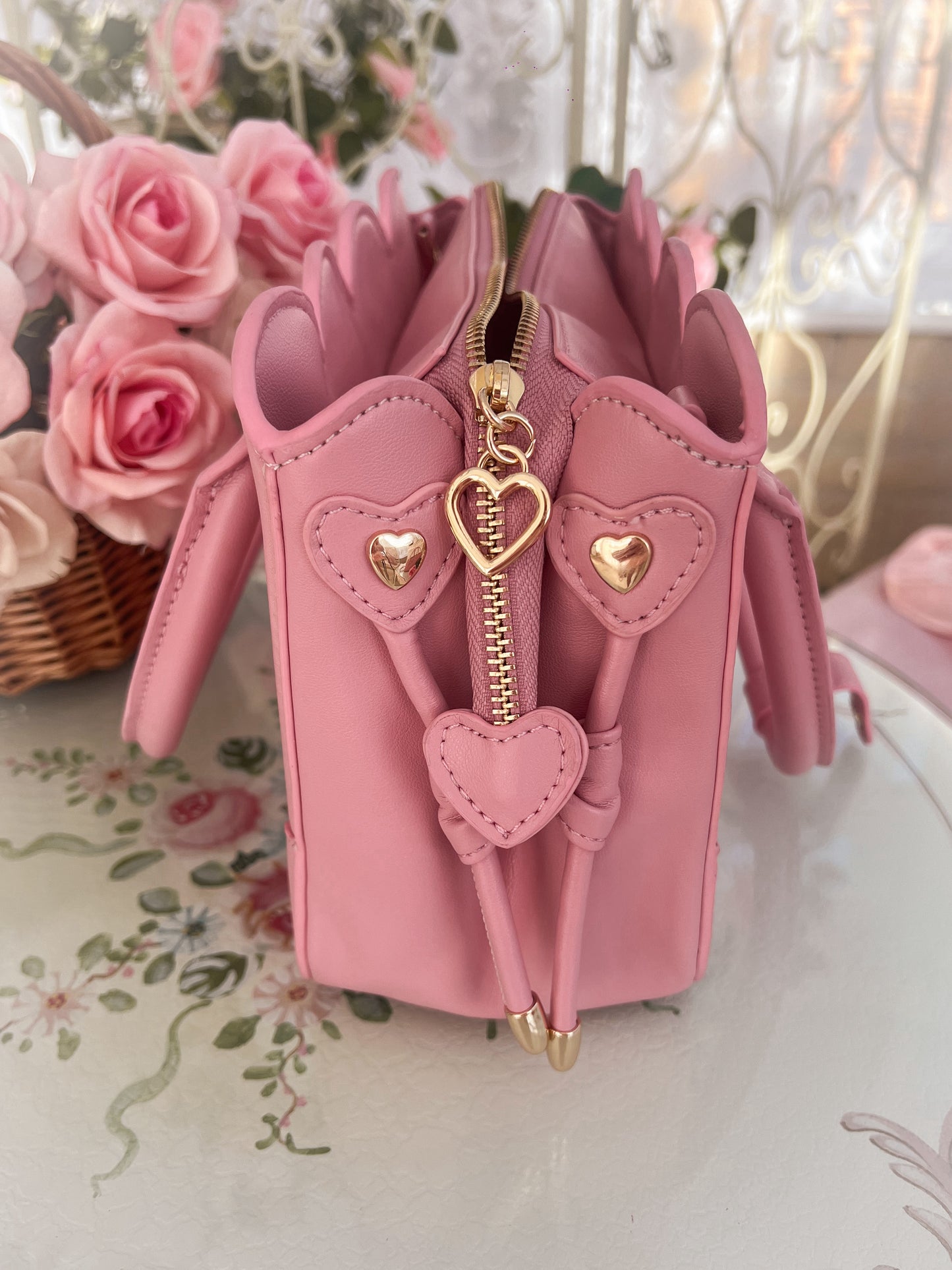 Belle Bow Handbag - Rose Pink (Pre-Order)